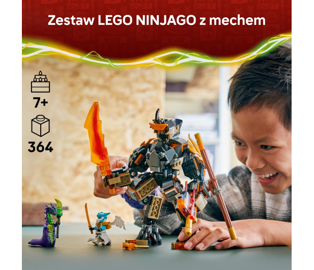 LEGO NINJAGO 71854 Mech specjalny Cole’a i Zane w smoczej zbroi - 1473537 - zdjęcie 8